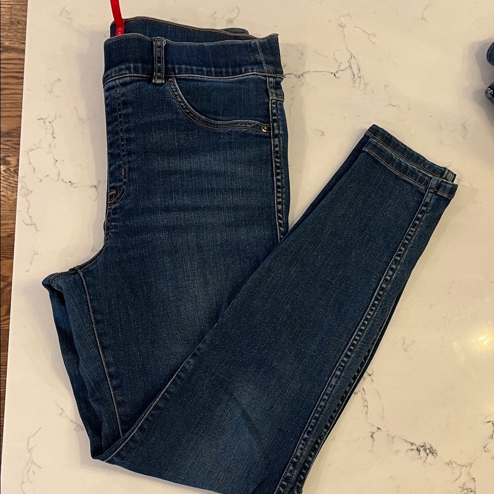 SPANX Dark Blue Skinny Jeans